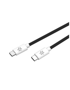 Celly USBCUSBCCOTTBK cavo USB 1,5 m USB C Nero, Bianco 2