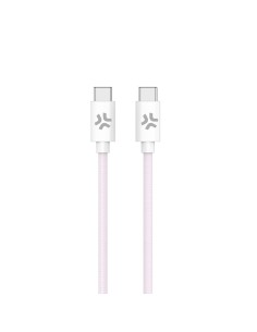 Celly USBCUSBCCOTTPK cavo USB 1,5 m USB C Rosa, Bianco