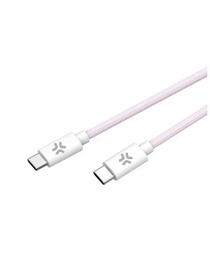 Celly USBCUSBCCOTTPK cavo USB 1,5 m USB C Rosa, Bianco 2