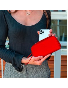 Celly Venere custodia per cellulare 16,5 cm (6.5") Custodia a borsellino Rosso 2
