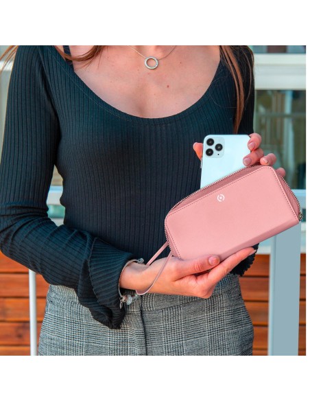 Celly Venere custodia per cellulare 16,5 cm (6.5") Custodia a borsellino Rosa