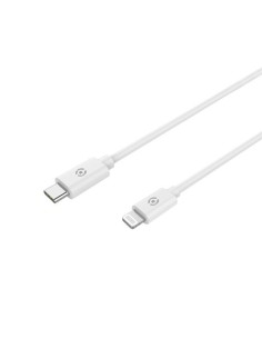 Celly USBLIGHTTYPECWH cavo per cellulare Bianco 1 m USB C Lightning 2
