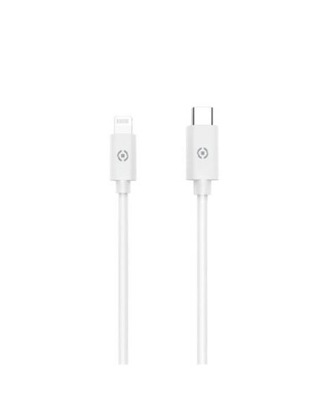 Celly USBLIGHTTYPECWH cavo per cellulare Bianco 1 m USB C Lightning