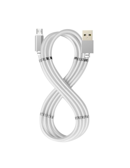 Celly USBMICROMAGWH cavo USB USB 2.0 1 m USB A Micro-USB B Bianco
