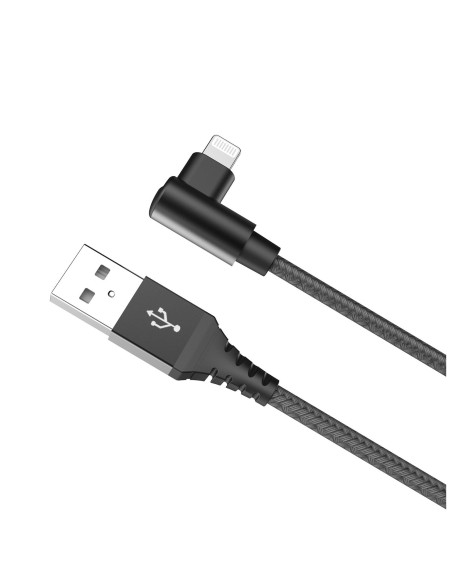 Celly USBLIGHTLSHBK cavo per cellulare Nero 1 m USB A Lightning