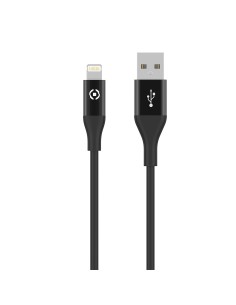 Celly USBLIGHTCOLORBK cavo Lightning 1 m Nero 2