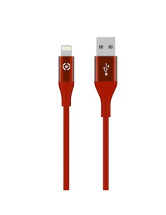 Celly USBLIGHTCOLORRD cavo Lightning 1 m Rosso 2