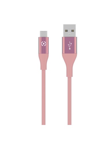 Celly USBMICROCOL3MPK cavo USB 3 m USB A Micro-USB B Rosa