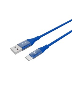 Celly USBTYPECCOLORBL cavo USB USB 2.0 1 m USB A USB C Blu