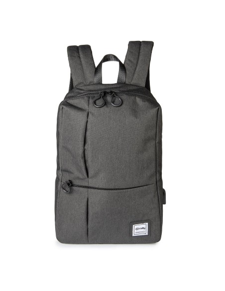 Celly Urban zaino Zaino casual Grigio Tessile