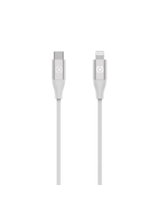 Celly USBCLIGHTCOLWH cavo Lightning 1,5 m Bianco