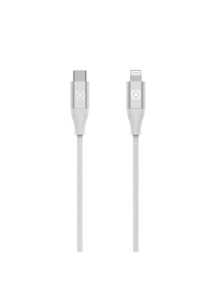 Celly USBCLIGHTCOLWH cavo Lightning 1,5 m Bianco