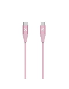 Celly USBCLIGHTCOLPK cavo Lightning 1,5 m Rosa