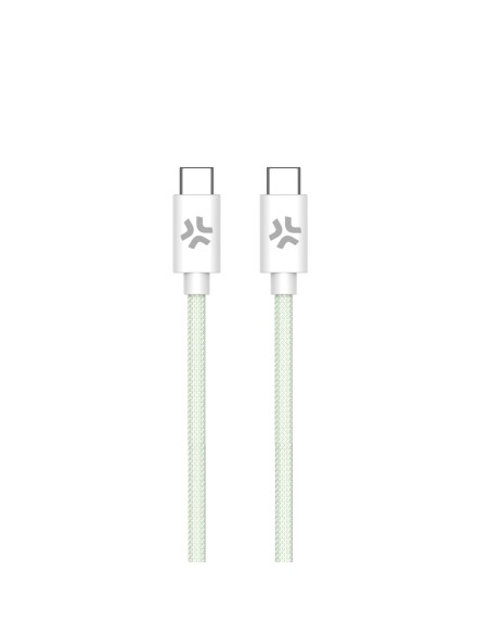Celly USBCUSBCCOTTGN cavo USB 1,5 m USB C Verde, Bianco