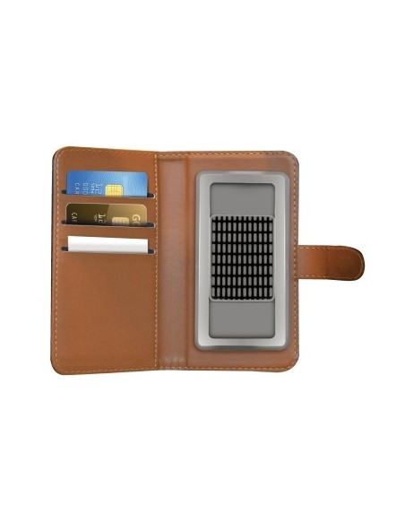 Celly WALLY UNICA custodia per cellulare 12,7 cm (5") Custodia a borsellino Nero