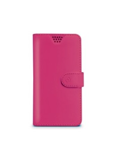Celly WALLYUNIXLFX custodia per cellulare 12,7 cm (5") Custodia a borsellino Rosa