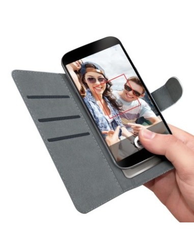 Celly WALLY UNICA custodia per cellulare 14,5 cm (5.7") Custodia a borsellino Bianco