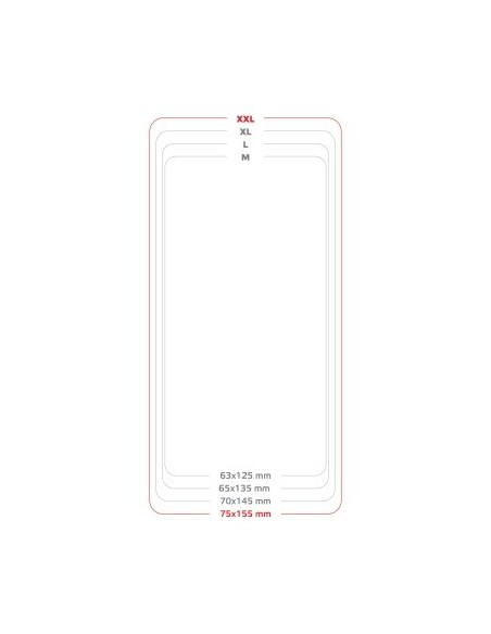 Celly WALLY UNICA custodia per cellulare 14,5 cm (5.7") Custodia a borsellino Bianco
