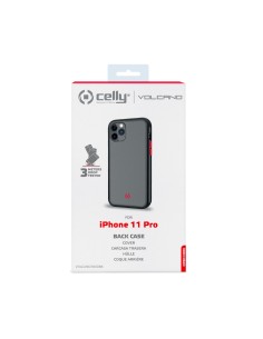 Celly VOLCANO custodia per cellulare 14,7 cm (5.8") Cover Nero 2
