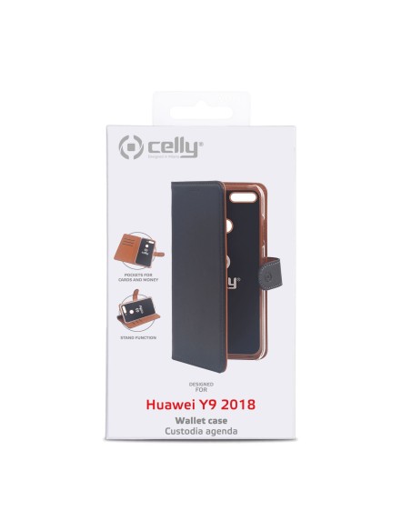 Celly WALLY custodia per cellulare Custodia a borsellino Nero