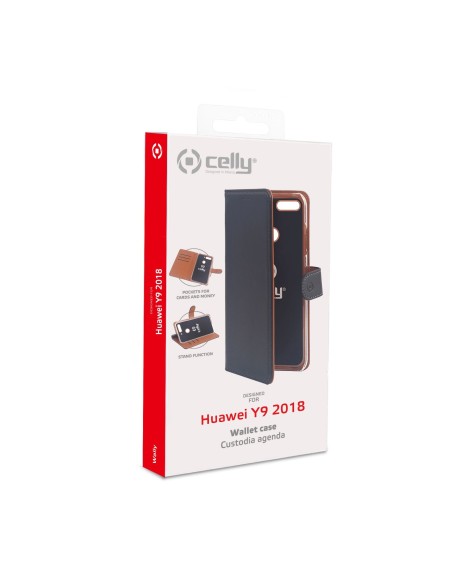 Celly WALLY custodia per cellulare Custodia a borsellino Nero