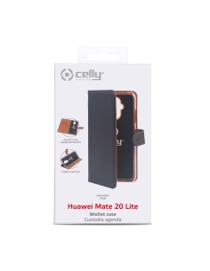 Celly WALLY793 custodia per cellulare 16 cm (6.3") Custodia a borsellino Nero, Marrone