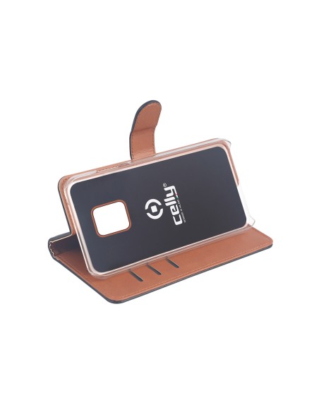 Celly WALLY794 custodia per cellulare 16,2 cm (6.39") Custodia a libro Nero