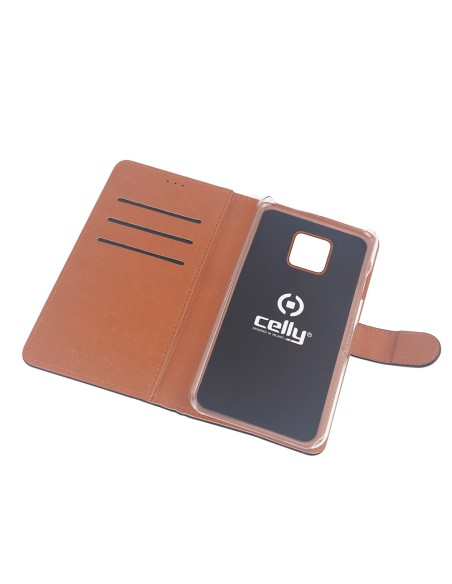 Celly WALLY794 custodia per cellulare 16,2 cm (6.39") Custodia a libro Nero