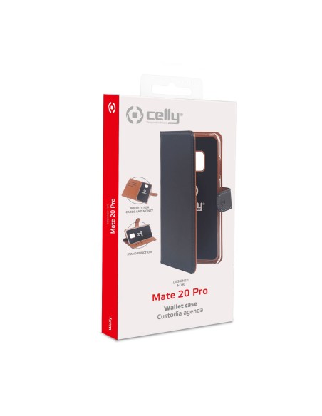 Celly WALLY794 custodia per cellulare 16,2 cm (6.39") Custodia a libro Nero