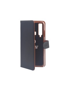 Celly WALLY - GALAXY A9 custodia per cellulare 16 cm (6.3") Cover Nero