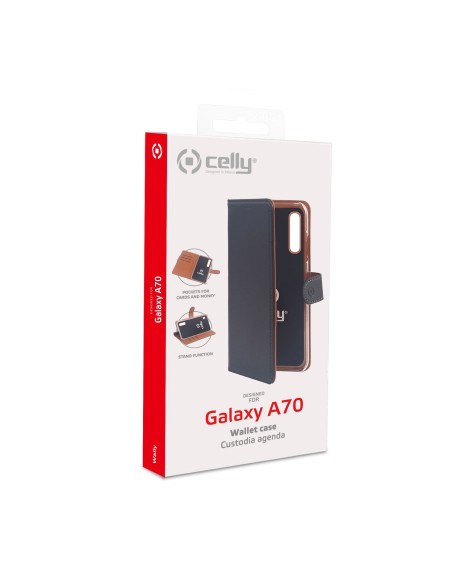Celly WALLY835 custodia per cellulare 17 cm (6.7") Custodia flip a libro Nero