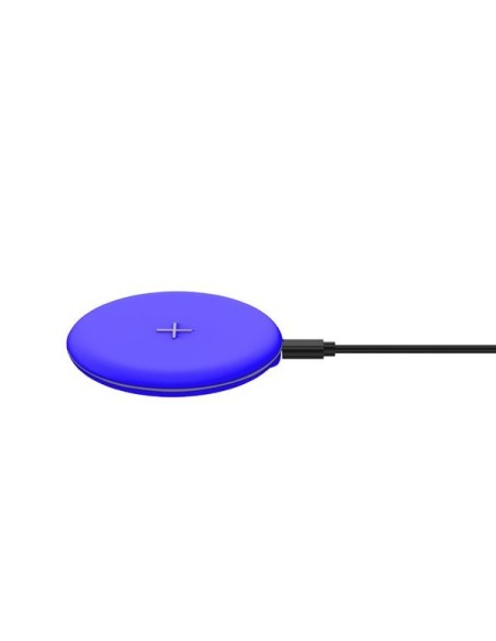 Celly WLFASTFEELBL Caricabatterie per dispositivi mobili Smartphone Blu USB Carica wireless Ricarica rapida Interno Celly WLFASTFEELBL Caricabatterie per dispositivi mobili Smartphone Blu USB Carica wireless Ricarica rapida Interno