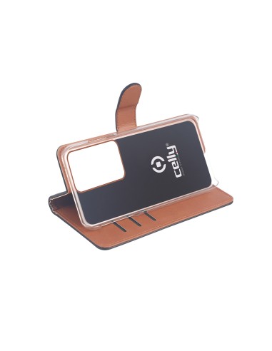 Celly WALLY custodia per cellulare 17,5 cm (6.9") Custodia a borsellino Nero