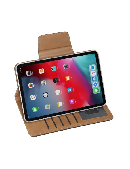 Celly WALLY 32,8 cm (12.9") Custodia a libro Nero, Marrone