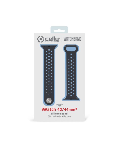 Celly WATCHBANDBK accessorio indossabile intelligente Band Nero Silicone