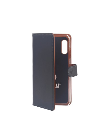 Celly WALLY custodia per cellulare 16 cm (6.3") Custodia a libro Nero