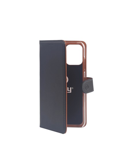 Celly Wally custodia per cellulare 17 cm (6.7") Custodia a borsellino Nero