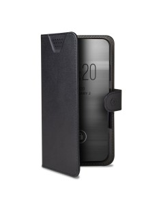 Celly Wally One custodia per cellulare 17 cm (6.7") Custodia a borsellino Nero