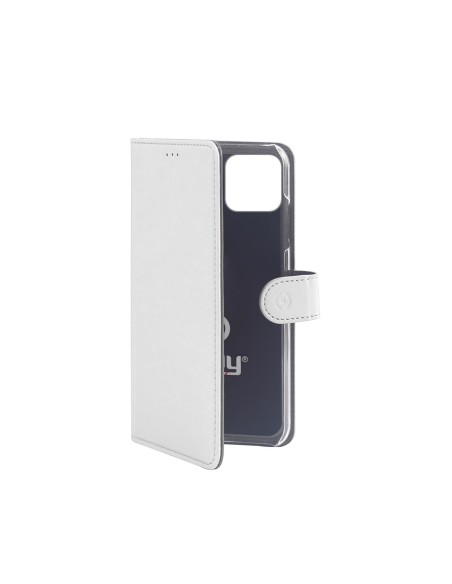 Celly Wally custodia per cellulare 14,7 cm (5.8") Custodia a libro Bianco