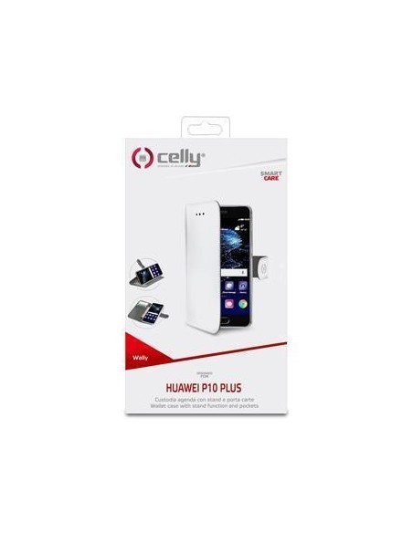 Celly Wally custodia per cellulare 14 cm (5.5") Custodia a libro Bianco