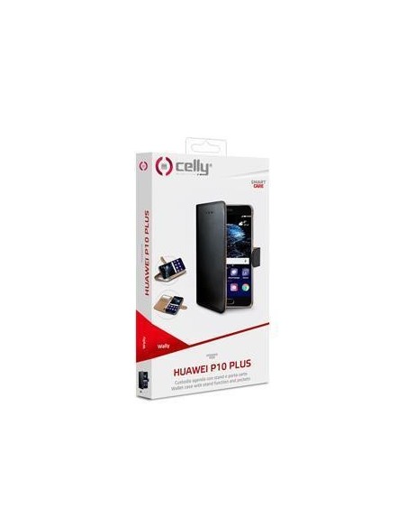 Celly Wally custodia per cellulare 14 cm (5.5") Custodia a libro Nero