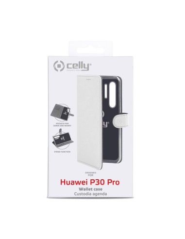Celly Wally custodia per cellulare 16,4 cm (6.47") Custodia a borsellino Bianco