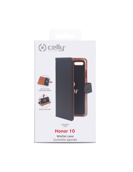 Celly WALLY custodia per cellulare 14,8 cm (5.84") Custodia flip a libro Nero
