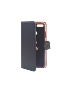 Celly Wally custodia per cellulare 15,2 cm (5.99") Custodia a libro Nero