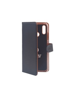 Celly Wally custodia per cellulare 18,1 cm (7.12") Custodia a libro Nero