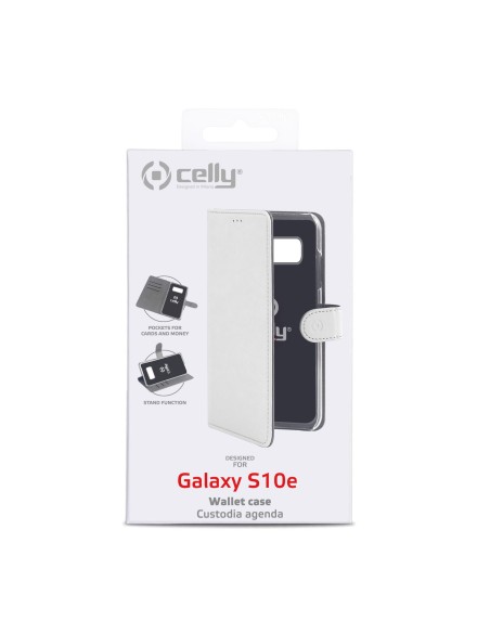 Celly Wally custodia per cellulare 14,7 cm (5.8") Custodia a borsellino Bianco