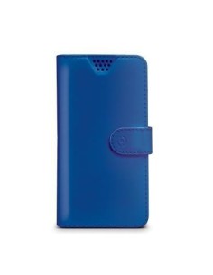 Celly Wally Unica custodia per cellulare 15,2 cm (6") Custodia a borsellino Blu