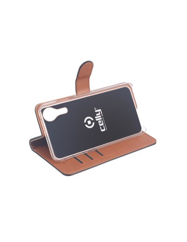 Celly Wally custodia per cellulare 13,5 cm (5.3") Custodia a libro Nero