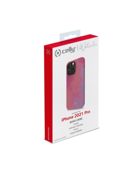 Celly WATERCOLOR iPhone 13 Pro custodia per cellulare 15,5 cm (6.1") Cover Rosa Celly WATERCOLOR iPhone 13 Pro custodia per cellulare 15,5 cm (6.1") Cover Rosa