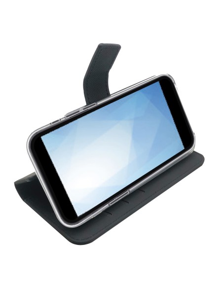 Celly Wally custodia per cellulare 17,1 cm (6.73") Custodia a borsellino Nero